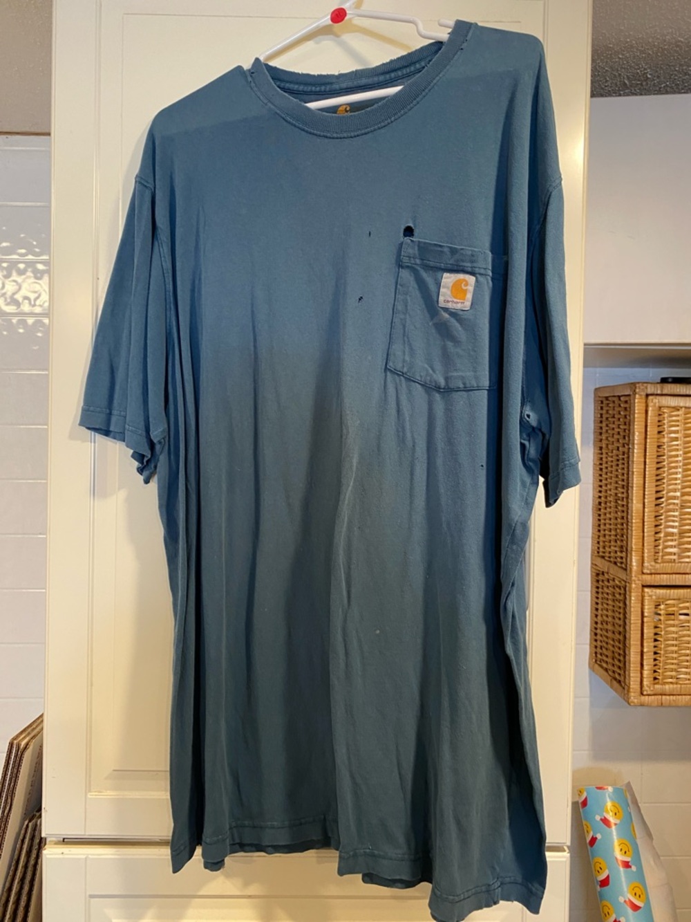 Carhartt blue tshirt size XLT 3:30